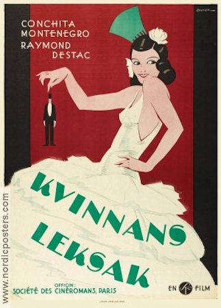 Kvinnans leksak 1928 poster Conchita Montenegro