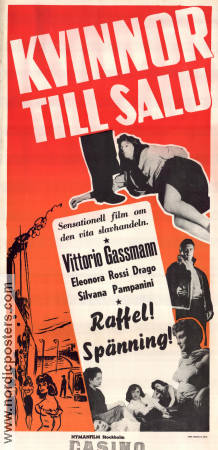 Kvinnor till salu 1952 poster Eleonora Rossi Drago Vittorio Gassman Luigi Comencini