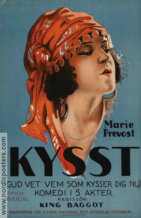 Kysst 1922 poster Marie Prevost King Baggot