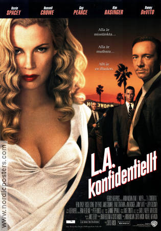 L A Konfidentiellt 1997 poster Kevin Spacey Russell Crowe Kim Basinger Curtis Hanson