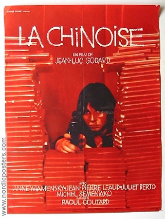 La Chinoise 1967 poster Anne Wiazemsky Jean-Luc Godard