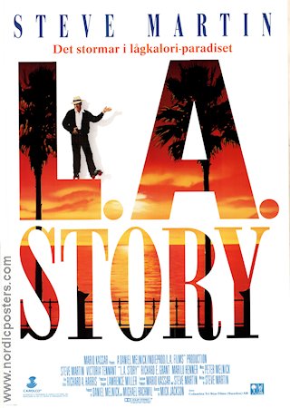 L.A. Story 1991 poster Steve Martin Victoria Tennant Richard E Grant Mick Jackson