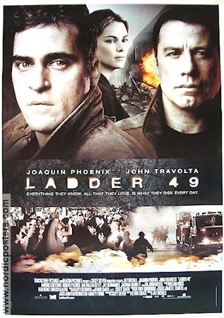 Ladder 49 2004 poster Joaquin Phoenix John Travolta Jacinda Barrett Jay Russell Brand