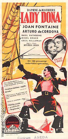 Lady Dona 1944 poster Joan Fontaine Arturo de Cordova Mitchell Leisen Äventyr matinée