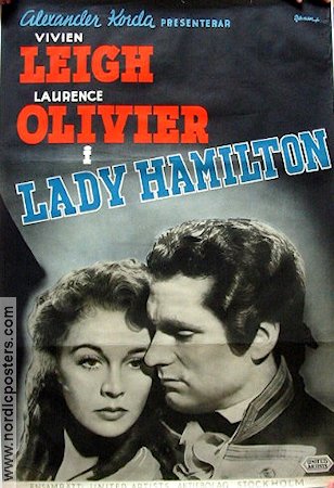 Lady Hamilton 1941 poster Vivien Leigh Laurence Olivier Alexander Korda