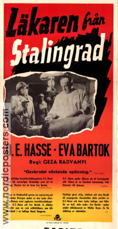 Läkaren från Stalingrad 1958 poster OE Hasse Eva Bartok Geza Radvanyi