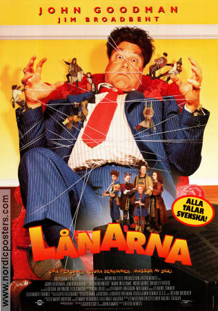 Lånarna 1997 poster John Goodman Jim Broadbent Mark Williams Peter Hewitt Barn