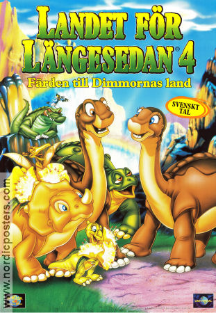 Landet för längesedan 4 1996 poster Don Bluth Animerat Dinosaurier och drakar Från TV