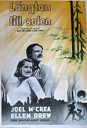 Längtan till solen 1942 poster Joel McCrea Ellen Drew