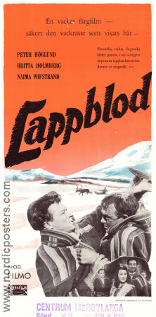 Lappblod 1948 poster Peter Höglund Britta Holmberg Kolbjörn Knudsen Ragnar Frisk Berg