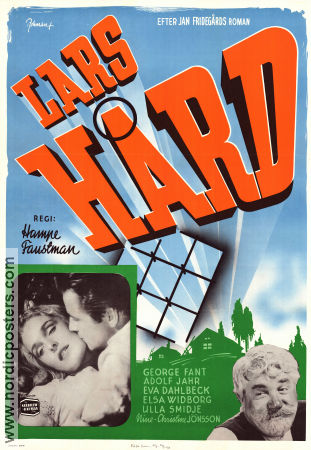 Lars Hård 1948 poster George Fant Adolf Jahr Eva Dahlbeck Hampe Faustman