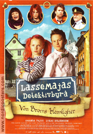 LasseMajas detektivbyrå Von Broms hemlighet 2013 poster Amanda Pajus Lukas Holgersson Pontus Klänge
