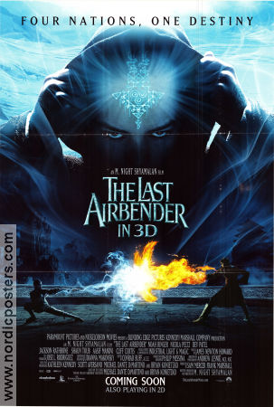 The Last Airbender 2010 poster Noah Ringer Nicola Peltz Beckham Jackson Rathbone M Night Shyamalan Asien