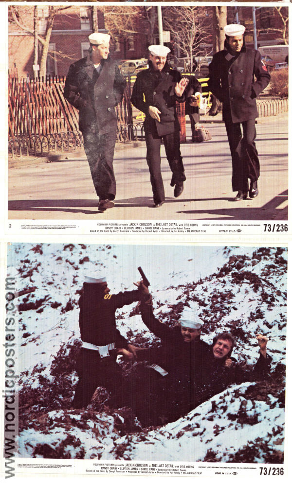 The Last Detail 1973 lobbykort Jack Nicholson Randy Quaid Otis Young Hal Ashby