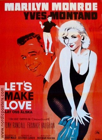 Låt oss älska 1960 poster Marilyn Monroe Yves Montand George Cukor