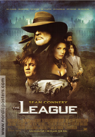 The League 2003 poster Sean Connery Stuart Townsend Peta Wilson Stephen Norrington