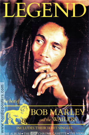 Legend The Best of Bob Marley 1984 poster Bob Marley Rock och pop