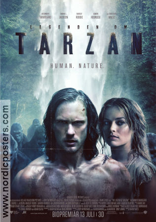 Legenden om Tarzan 2016 poster Alexander Skarsgård Margot Robbie David Yates