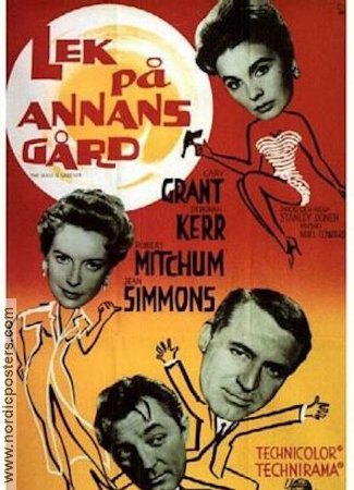 Lek på annans gård 1960 poster Cary Grant Deborah Kerr