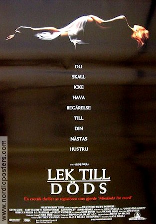 Lek till döds 1992 poster Kevin Kline Mary Elizabeth Mastrantonio Kevin Spacey Alan J Pakula