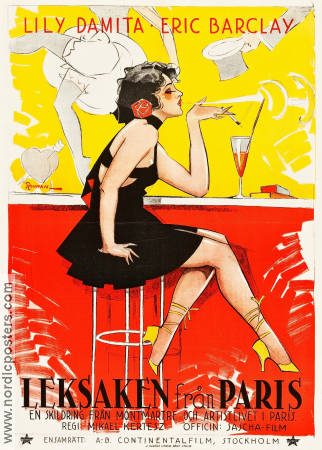 Leksaken från Paris 1925 poster Lili Damita Eric Barclay Michael Kertesz Michael Curtiz