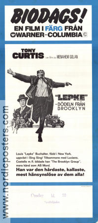 Lepke 1975 poster Tony Curtis Anjanette Comer Michael Callan Menahem Golan Maffia