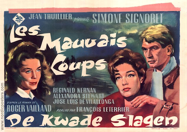 Les mauvais coups 1961 poster Simone Signoret