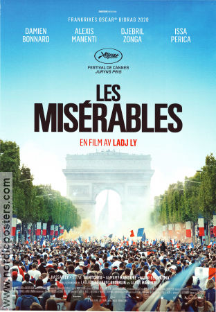 Les Miserables 2019 poster Damien Bonnard Alexis Manenti Djebril Zonga Ladj Ly