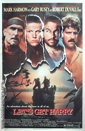 Let´s Get Harry 1986 poster Mark Harmon Gary Busey Robert Duvall