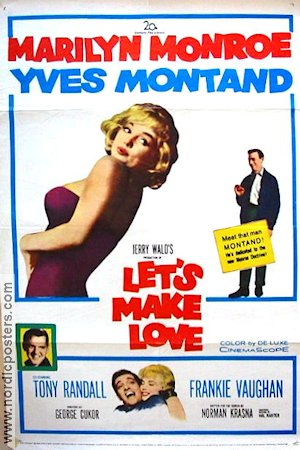 Let´s Make Love 1960 poster Marilyn Monroe Yves Montand George Cukor
