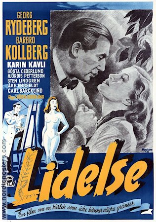 Lidelse 1945 poster Georg Rydeberg Barbro Kollberg