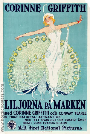 Liljorna på marken 1924 poster Corinne Griffith Conway Tearle John Francis Dillon