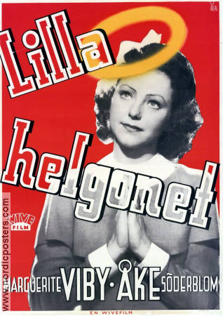 Lilla helgonet 1944 poster Marguerite Viby Åke Söderblom