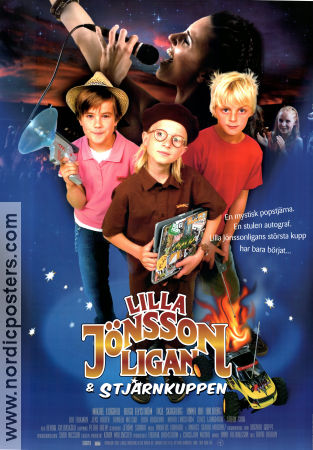 Lilla Jönssonligan och stjärnkuppen 2006 poster Mikael Lidgard Axel Skogberg David Berron Hitta mer: Jönssonligan Barn