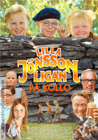Lilla Jönssonligan på kollo 2004 poster Conrad Cronheim Buster Söderström Anton Pettersson Christjan Wegner Barn Sport Hitta mer: Jönssonligan