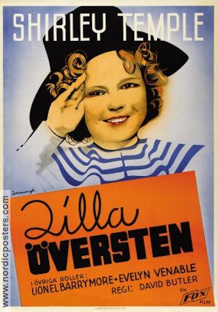 Lilla översten 1935 poster Shirley Temple