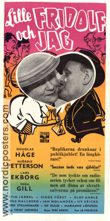 Lille Fridolf och jag 1957 poster Douglas Håge Hjördis Petterson Lars Ekborg Inga Gill Torgny Anderberg Hitta mer: Lilla Fridolf Från serier