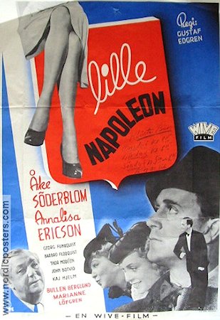 Lille Napoleon 1943 poster Åke Söderblom Annalisa Ericson