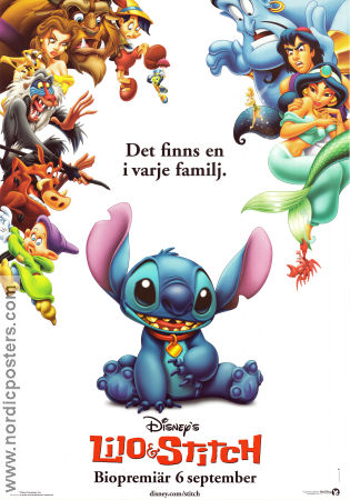 Lilo och Stitch 2002 poster Daveigh Chase Dean DeBlois Animerat