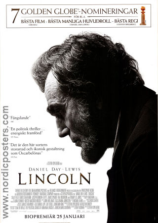 Lincoln 2012 poster Daniel Day-Lewis Sally Field David Strathairn Steven Spielberg Politik