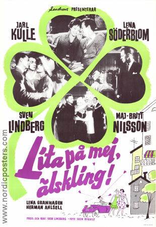 Lita på mej älskling 1961 poster Jarl Kulle Lena Söderblom Maj-Britt Nilsson Sven Lindberg