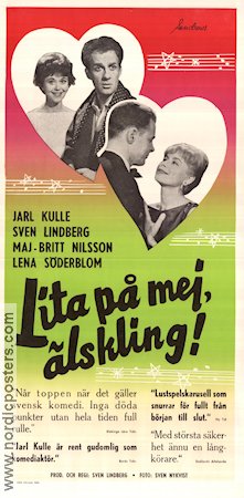 Filmaffisch Lita på mej älsklning 1961 32x70cm