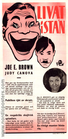 Livat i stan 1942 poster Joe E Brown Judy Canova Eddie Foy Jr Joseph Santley