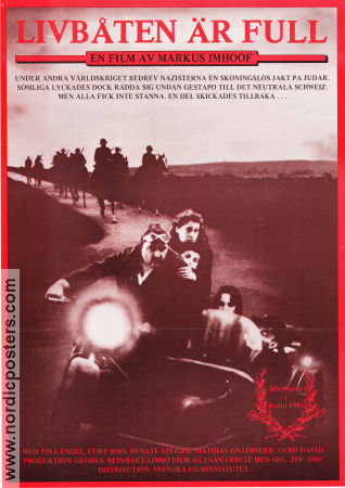 Livbåten är full 1981 poster Tina Engel Hans Diehl Martin Walz Markus Imhoof