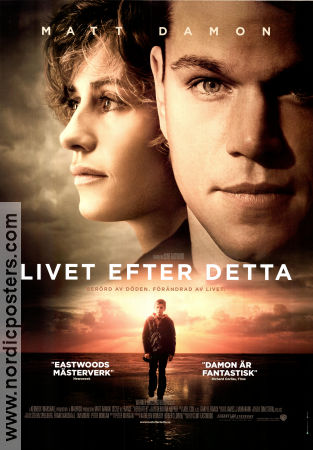 Livet efter detta 2010 poster Matt Damon Cecile de France Clint Eastwood