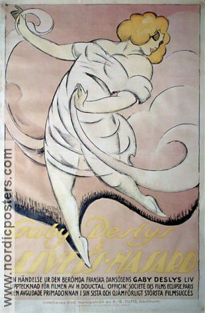 Livets hasard 1920 poster Gaby Deslys Henri Pouctal