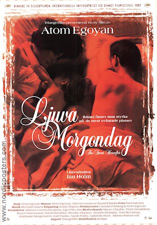 Ljuva morgondag 1997 poster Ian Holm Atom Egoyan Filmen från: Canada