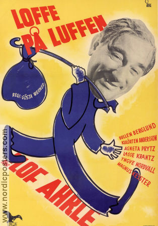 Loffe på luffen 1948 poster Elof Ahrle Wiktor Andersson Erik Bullen Berglund Gösta Werner