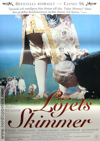 Löjets skimmer 1996 poster Charles Berling Jean Rochefort Fanny Ardant Patrice Leconte