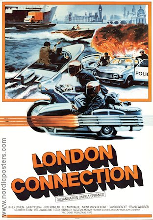 London Connection 1979 poster Jeffrey Byron Robert Clouse Motorcyklar